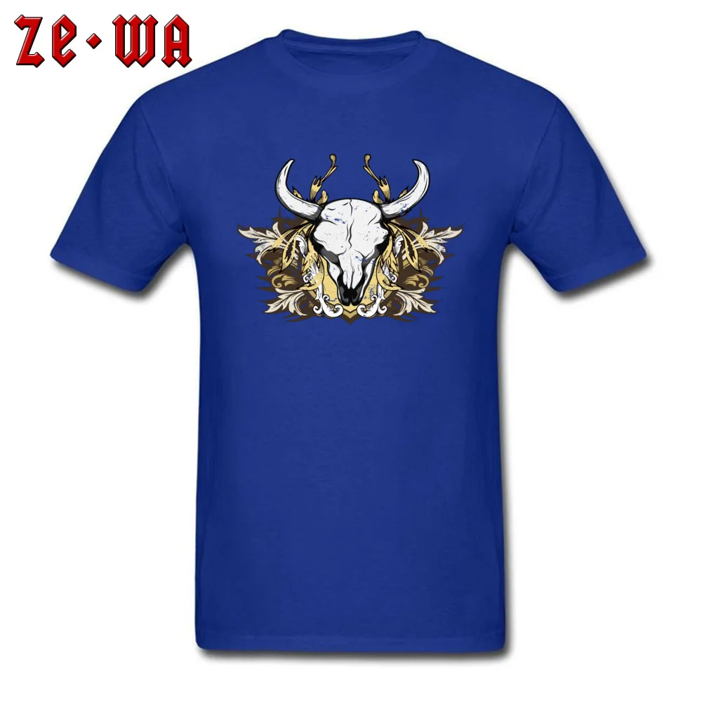 Bull Skull футболка мужская с принтом Лето/Осень футболка хлопок черная одежда винтажный художественный дизайн топы S футболки 80 s футболка дешево
