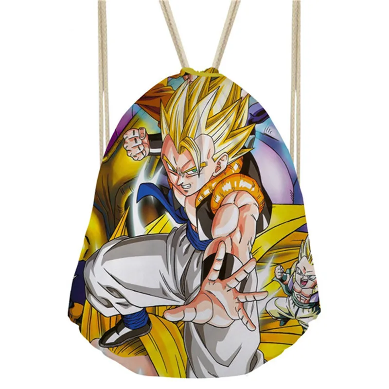 THIKIN Dragon Ball Z Drawstring Рюкзак для детей обувь мальчиков школьные ранцы Горячая Аниме печати связка карман Детские Наплечные сумки на заказ - Цвет: H6736Z3