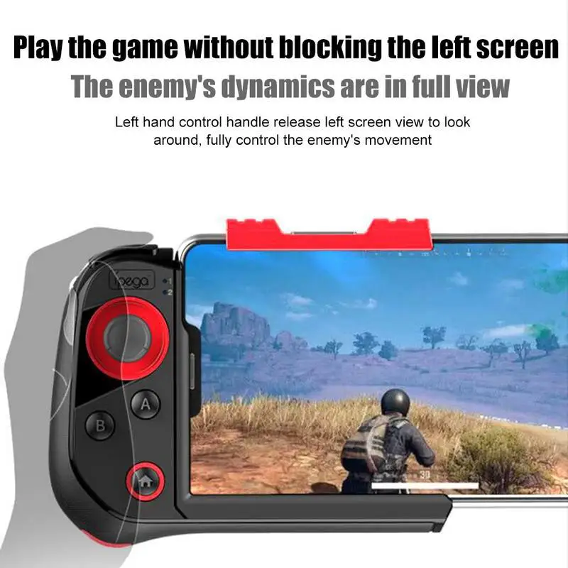

DSstyles For Android IOS Game Controller PG-9121 Wireless Bluetooth for Tablet PC TV Box One-handed Smartphone Android Game Joystick
