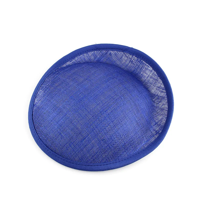 royal blue Vinatge " /20 см marron Sinamay основа для вуалетки лен материал аксессуары для волос ребенок DIY аксессуары для волос 12 шт./лот MYQH018M - Цвет: royal blue
