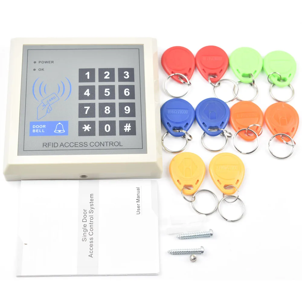 RFID Proximity Entry Lock Door Access Control System+10 rfid id tagsin Access Control Kits from