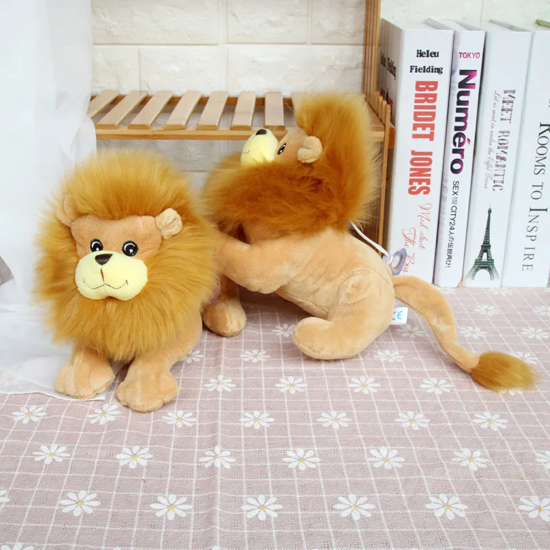 MIAOOWA 1PC 20CM Lovely Lion Plush Doll Simulation Animal Lion Toys Doll High Quality Soft Cute Lion Doll Children Birthday Gift MIAOOWA 1PC 20CM Lovely Lion Plush Doll Simulation Animal Lion Toys Doll High Quality Soft Cute Lion Doll Children Birthday Gift
