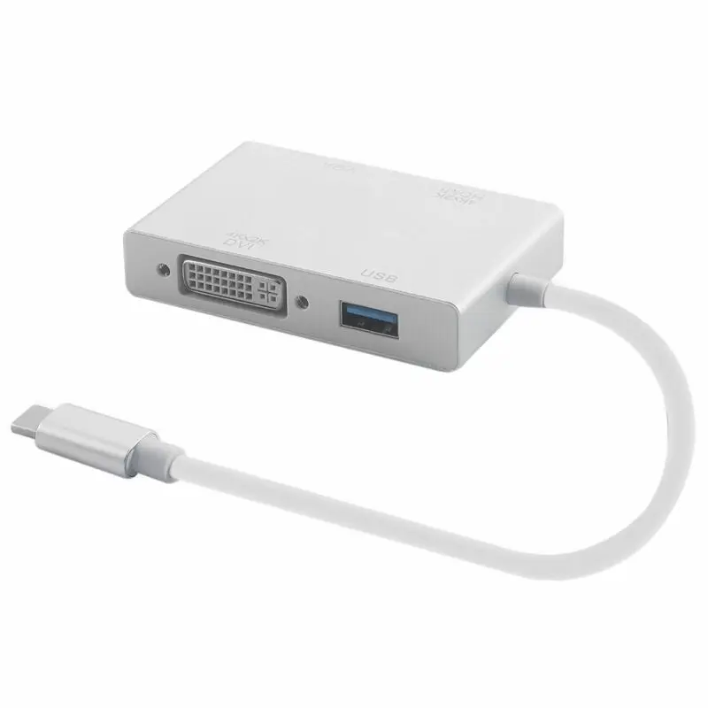 USB 3,0 type C к HDMI аудио видео мультипорт адаптер конвертер кабель PC 1080P