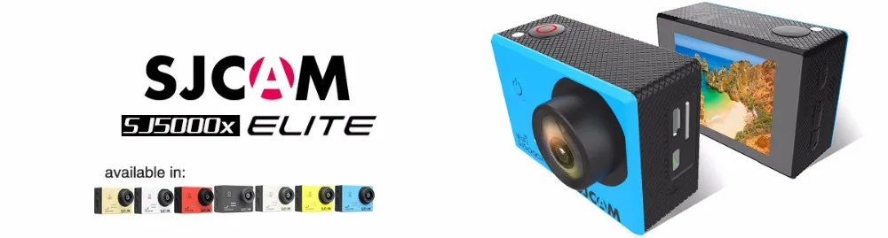 Оригинальная SJCAM SJ5000X Elite с Wi-Fi 4 K 24fps Спортивная Экшн-камера Камера+ 1 дополнительная Батарея+ Батарея Зарядное устройство+ монопод