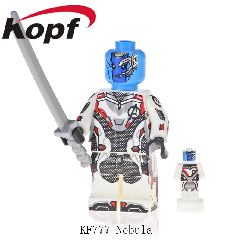 

Building Blocks Avengers 4 End Game Space Nebula Hawkeye Ant-Man Bricks Action Figures Model Gift Toys For Children KF777
