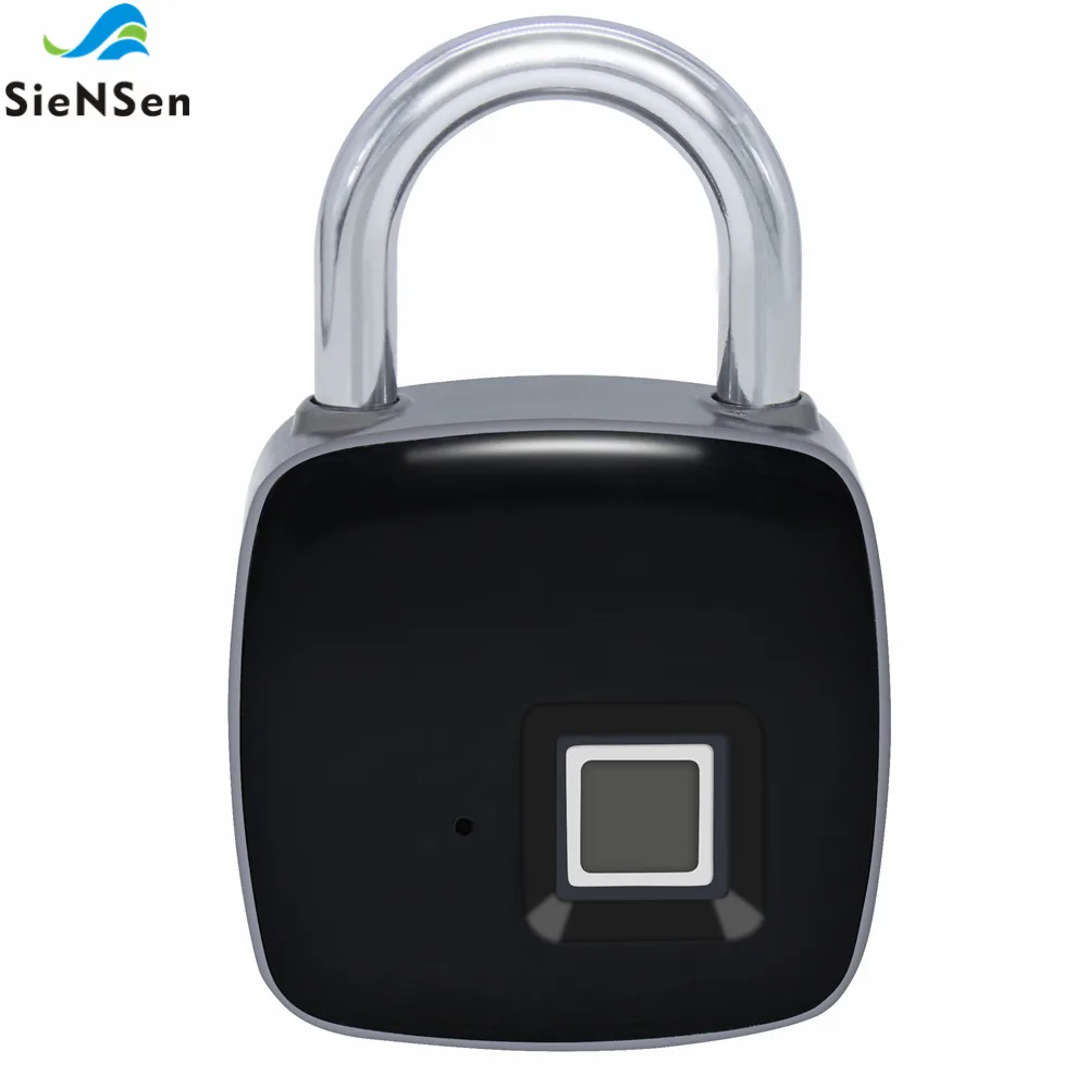 

SieNSen Waterproof Keyless Mini Portable Smart Intelligent Fingerprint Lock Anti-Theft Door Cabinet Security Padlock