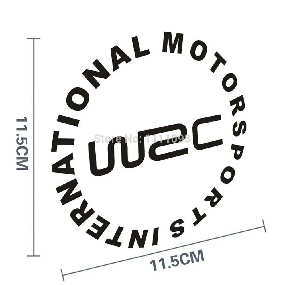 10 x WRC креативная Автомобильная наклейка Международный двигатель Спортивная