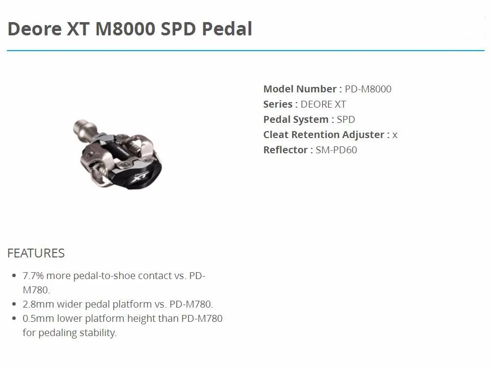 Shimano Deore XT PD M8000 M8020 самоблокирующиеся SPD педали компоненты для горного велосипеда использование для велосипедных гонок Запчасти для горного велосипеда