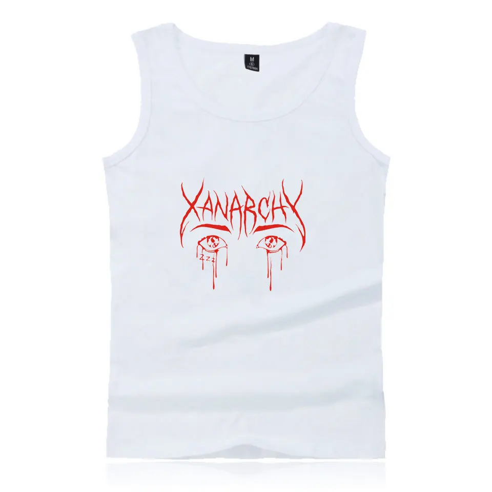 LUCKYFRIDAYF Lil xan tank top s для мужчин wo для бодибилдинга фитнеса классический дизайн майка с круглым вырезом топы Тройники xanarchi