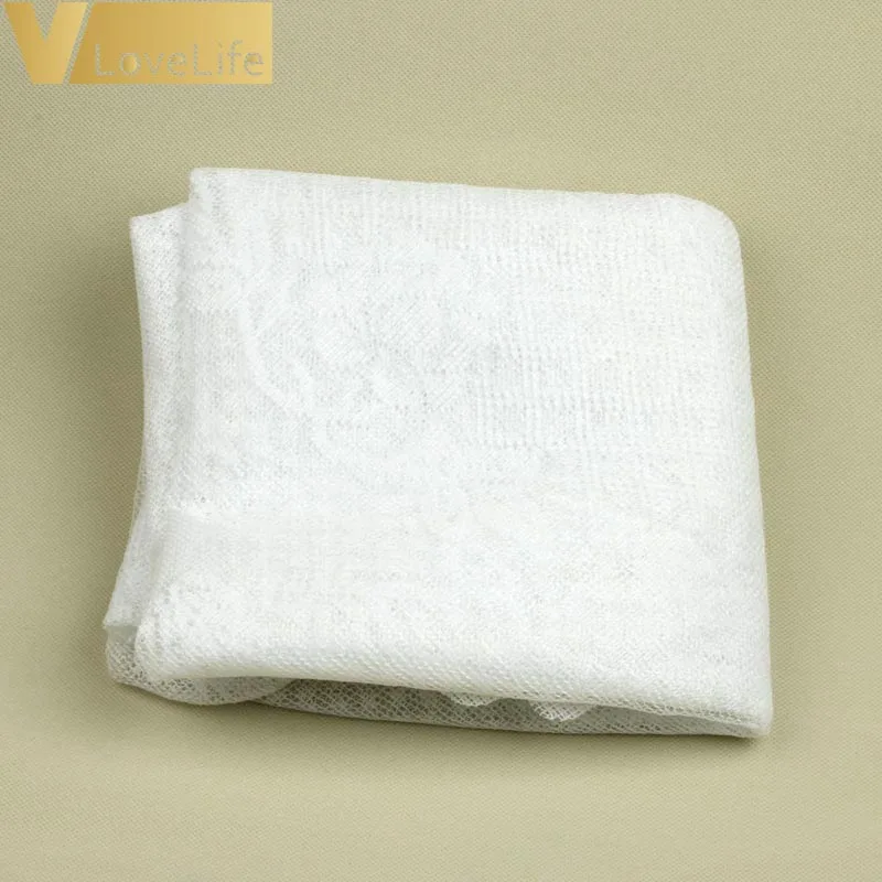 1pcs 178cm Round White Angel Tablecloth White Lace Table Cloth Translucent Wedding Party Home Decoration