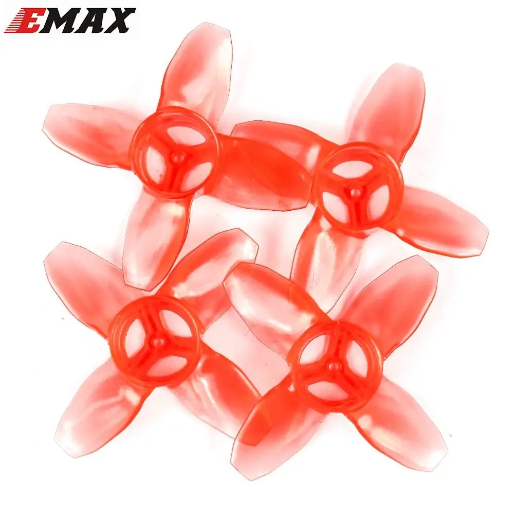2 пары запасные части Emax Tinyhawk для FPV гоночного дрона Avan TH Turtlemode 4 лопасти 40 мм