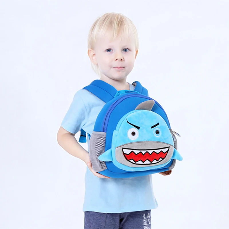 HPBBKD Fashion New Children School Bag Plush Cartoon Toy Baby Backpack Boy Gril School Bags Gift For Kids Backpacks PJ-029