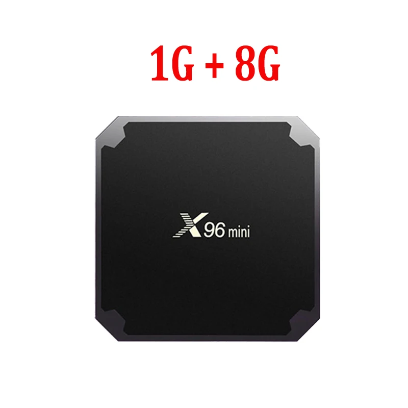10 шт. Android 7,1 Smart tv BOX Amlogic S905W X96 mini 1G/8G 2G/16G 2,4G wifi H.265 VP9 UHD 2.0A медиаплеер - Цвет: 1GB 8GB