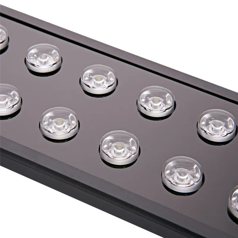 10 Вт 12led держатель свет аквариума освещение для аквариума с конденсатором для аквариума освещение AC 100-240 в США/ЕС/Великобритания