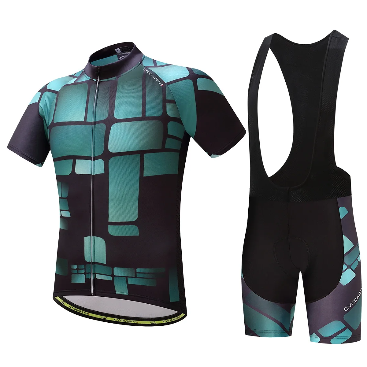 02 bib short set Профессиональная одежда для велоспорта, велосипедная Джерси, быстросохнущая одежда для велоспорта, мужская летняя командная одежда для велоспорта, велосипедные шорты, набор - Цвет: 02 bib short set
