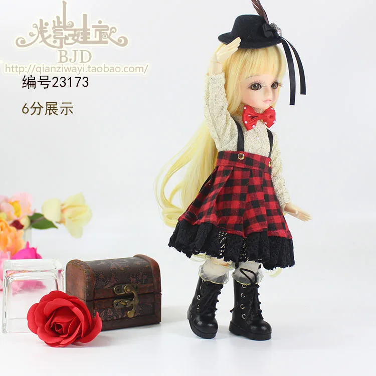 1/6 на шарнирах, в масштабе топ+ юбка+ носки+ шапка для SD одежды BJD аксессуары для кукол, не включены куклы, обувь, парик и другие аксессуары 18D1531