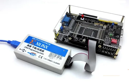 AD/DA Xilinx Spartan6 FPGA макетная плата XC6SLX9-TQG144+ Xilinx платформенный кабель USB загрузка Интегральные схемы