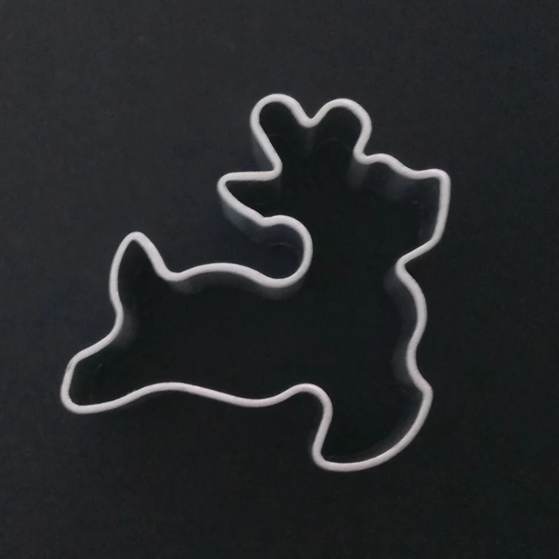 

Free shipping deer cookie cutters cooking tools decoration Silicone Mold baking Fondant Sugar Craft Molds DIY Cake fimo