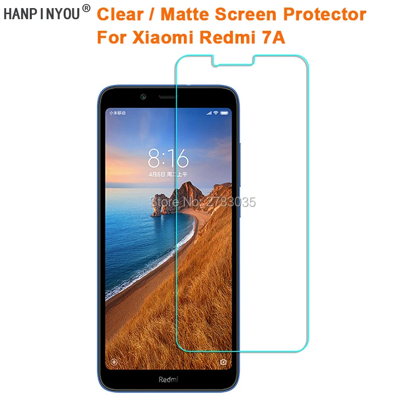 Прозрачная глянцевая/Антибликовая матовая защитная пленка для Xiaomi Redmi 7A 5 45 дюйма