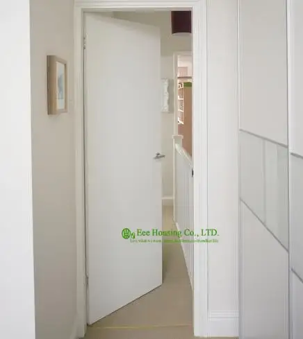 White Flush Interior Wood Doors Modern Flush Doors Apartment