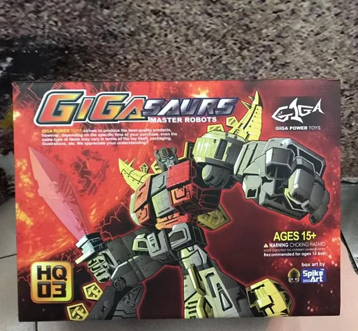 Новый Gigapower HQ-03R Guttur Snarl Chrome версия повторный выпуск трансформера фигурку