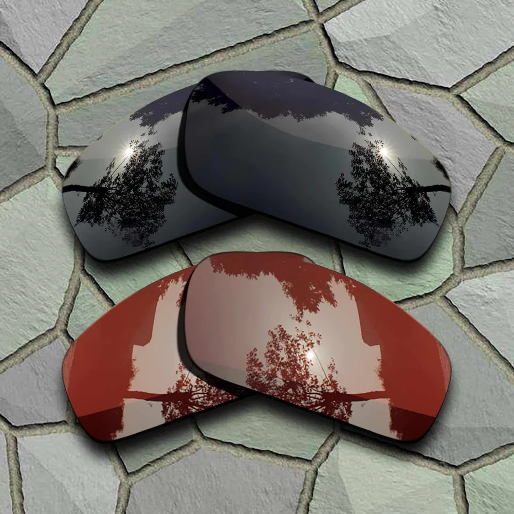 Lenti Di Ricambio Polarizzate Per Occhiali Da Sole Grigio Nero E Bronzo Marrone Per Oakley Monster Pup