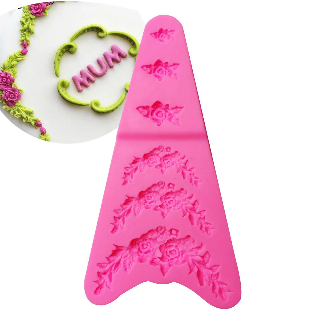 «Крылья Ангела» Еда класс fondant(сахарная) торт Силиконовая форма diy в форме цветка идеально подходят для формирования шоколадные кухонные инструменты для украшения F0993
