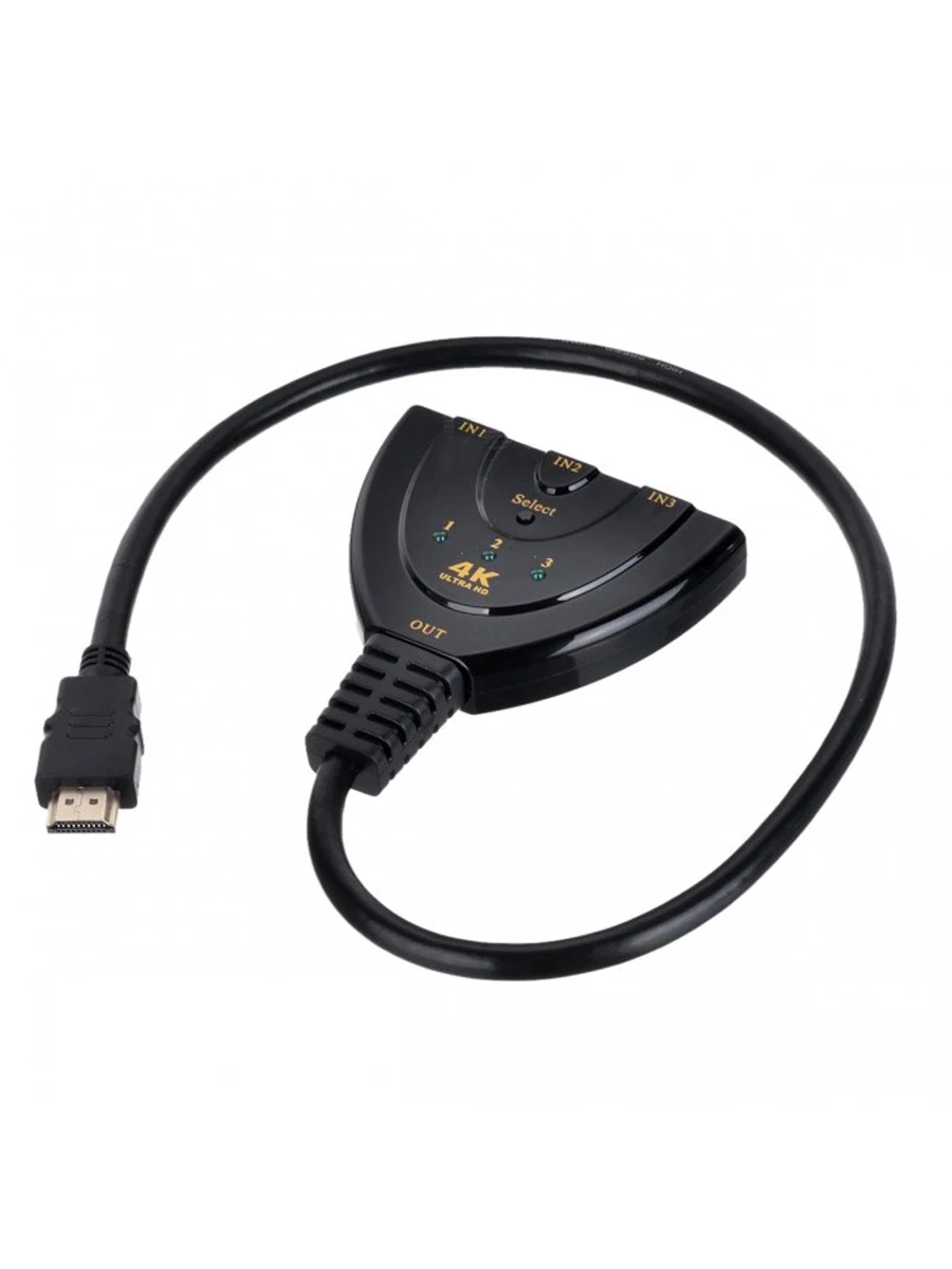4 K* 2 K 3D Mini 3-переключатель порта HDMI 1.4b 4 K Выключатель HDMI делитель 3 в 1