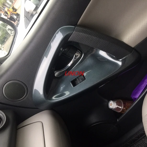 Подходит для Toyota RAV4 2009-2013 Внутренняя дверь окно лифт переключатель панель Крышка отделка автомобиля Стайлинг