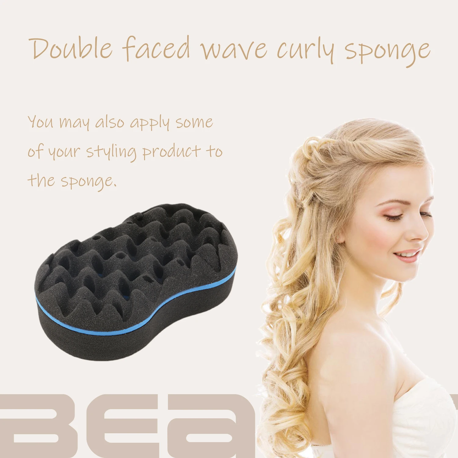 

Double Barber Hair Brush Oval Sponge Locking Twist Coil Afro Curl Wave top quality hair rollers hair care styling
