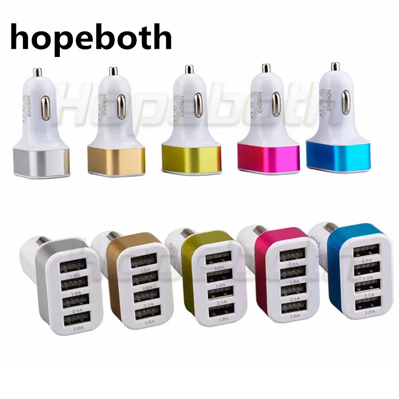 Hopeboth شاحن سيارة معدن الوميوم سبيكة 4 usb ميناء شاحن سيارة محول آيفون 6 7 8 سامسونج s6 s7 s8 5.1A gps اللوحي Hopeboth شاحن سيارة معدن الوميوم سبيكة 4 usb ميناء شاحن سيارة محول آيفون 6 7 8 سامسونج s6 s7 s8 5.1A gps اللوحي