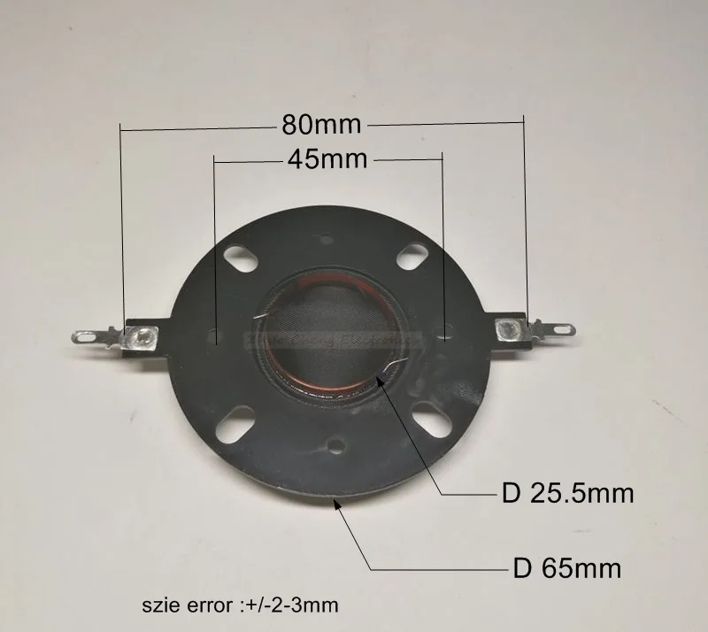 1 пара черный 25,4 25,5 мм " Шелковый мембранный купольный ВЧ-динамик звуковой катушки