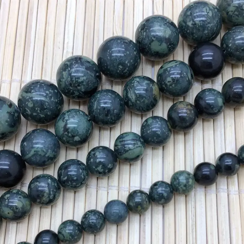BEADATALK натуральный Rhyolite Kambaba камень бусины 6-12 мм круглые свободные разделители DIY Изготовление ювелирных изделий