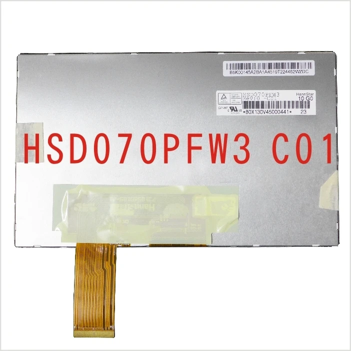 HSD070PFW3-C01 HSD070PFW3-C00 7 дюймов ЖК-экран 40 pin