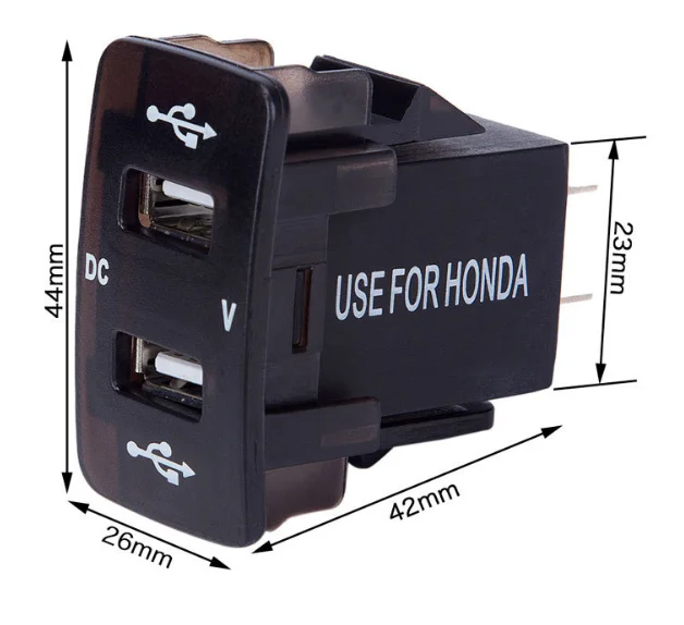 12 V автомобильный прикуриватель адаптер Mini USB разъем зарядки Зарядное устройство с светодиодный Дисплей