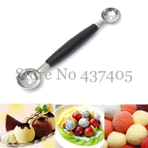 GMB204 1 Pcs Double-end Stainless Steel Melon Fruit Baller Scoop Spoon Cooking Tool |
