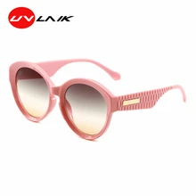 UVLAIK кошачьи глаза женские солнцезащитные очки большие градиентные линзы роскошный тренд дизайн текстура покрытие удобные женские солнцезащитные очки UV400