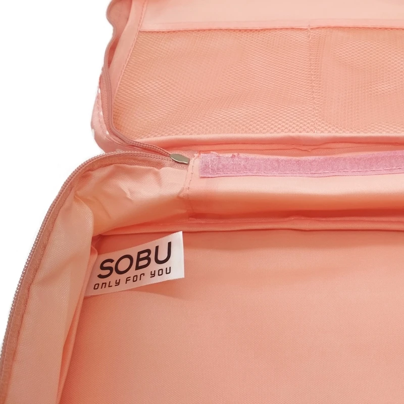 SOBU Waterproof Portable Zipper Cosmetic Bag dot beauty Case Make Up Tas Purse Organizer Storage Travel Wash Pouch K1049