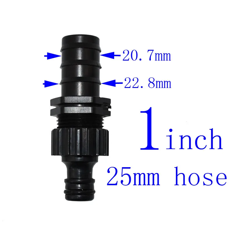 25mm hose Wxrwxy коннекторы для полива воды 1/2 коннектор для шланга 3/4 " адаптер для шланга оросительный кран фитинги Быстрый фитинг адаптер 2 шт - Цвет: 25mm hose