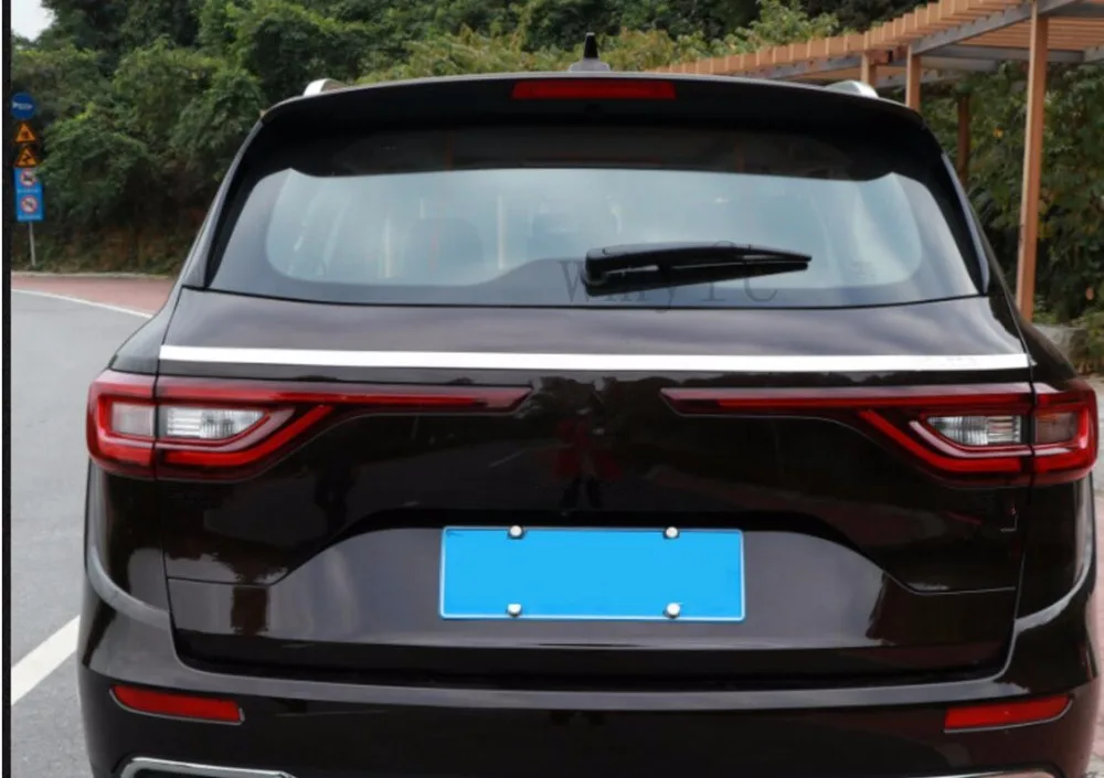 Для Renault Koleos 2017 2018 сзади за Trunk ручка задней двери хвост крышка нагревательного элемента стример литья комилект Отделка 1 шт аксессуары
