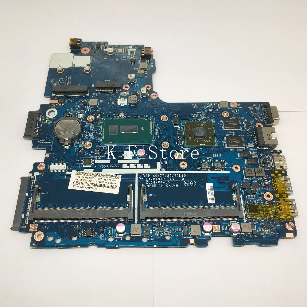 Для hp ProBook 470 G2 450 G2 материнская плата для ноутбука 807230-601 807230-001 LA-B181P I7-5500U R5 M255/HD 5500 тестирование
