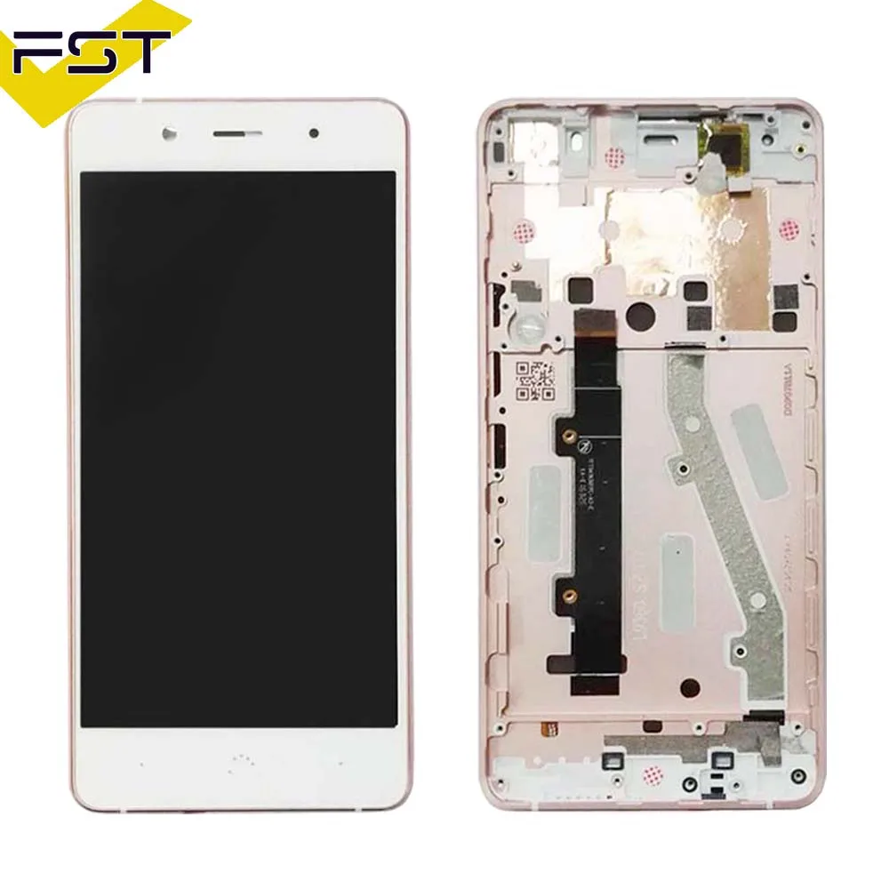 Для BQ Aquaris X5 Plus ЖК-дисплей+ сенсорный экран ЖК-дигитайзер с рамкой стеклянная панель ЖК-панель Tactil Con Marco для X5 Plus