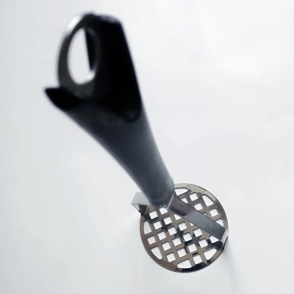 Durable Potato Puree maker Kitchen Supplies Potato Stainless Steel Masher Long Handle Juice tool (8)