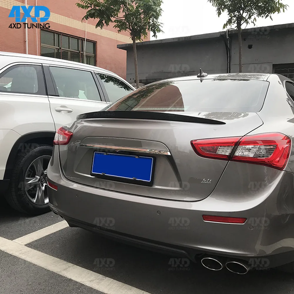 Задний спойлер из углеродного волокна Wald style для Maserati Ghibli карбоновый спойлер задний бампер крыло багажника