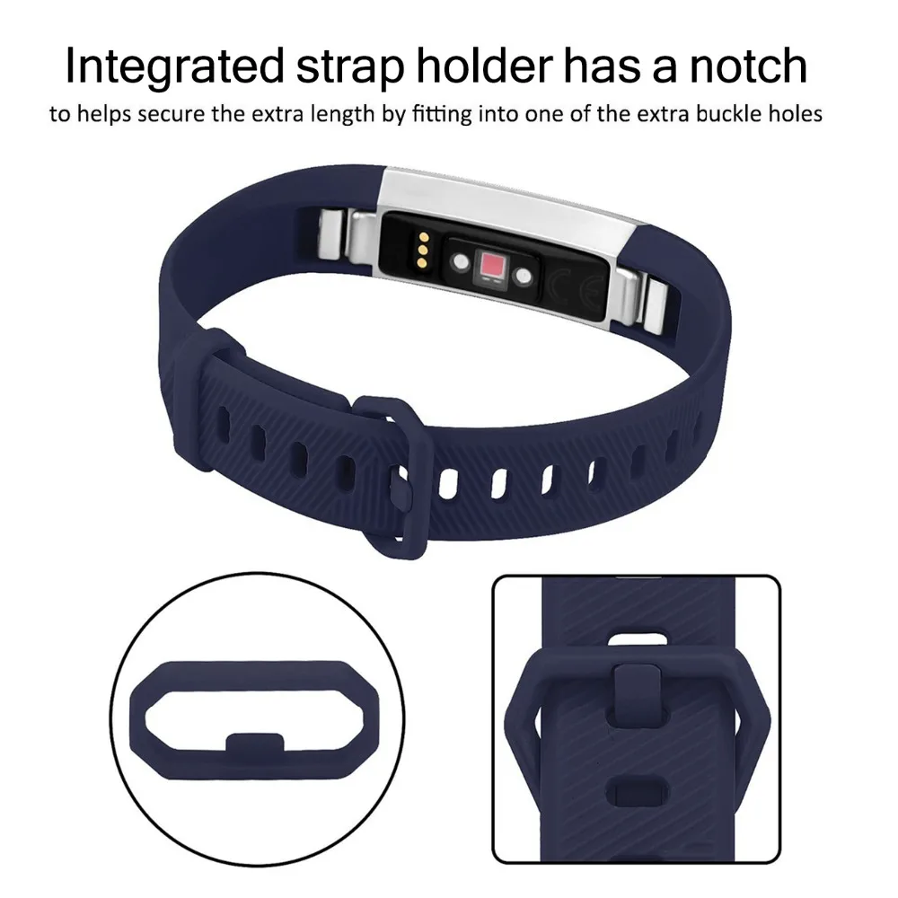 Baaletc For Fitbit Alta HR/Alta Silicone Watchband Replacement Wrist Band Silicon Strap Clasp  Smart Wristband Watch For Fitbit