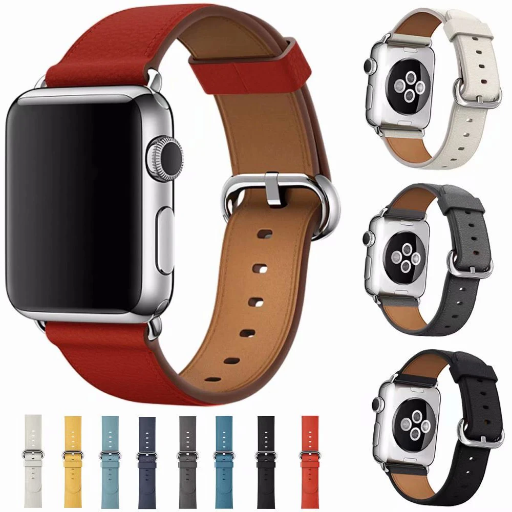 Модная кожаная Петля для iWatch, ремешок серии 4, 3, 2, 1, 40 мм, 44 мм, сменный наручный ремешок для Apple Watch, ремешок 38 мм, 42 мм, серия 5