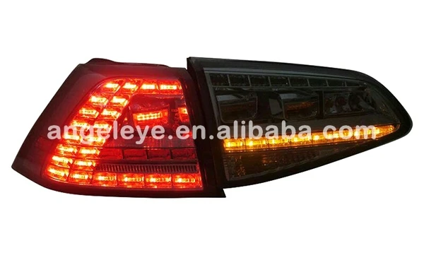 Для Volkswagen GOLF7 светодиодные задние фонари дым черный 2013 по год SN