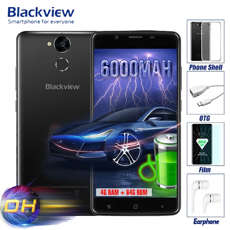 Blackview P2 Смартфон Android 6 0 5 &quotFHD 4G B Оперативная память Встроенная mt6750t восемь ядер 13MP