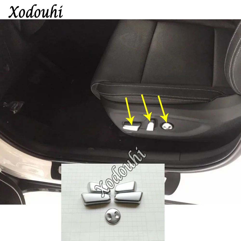 

For Kia Sportage KX5 2019 2020 Car sticker styling cover body detector seat adjustment knob button frame switch trim parts 5pcs