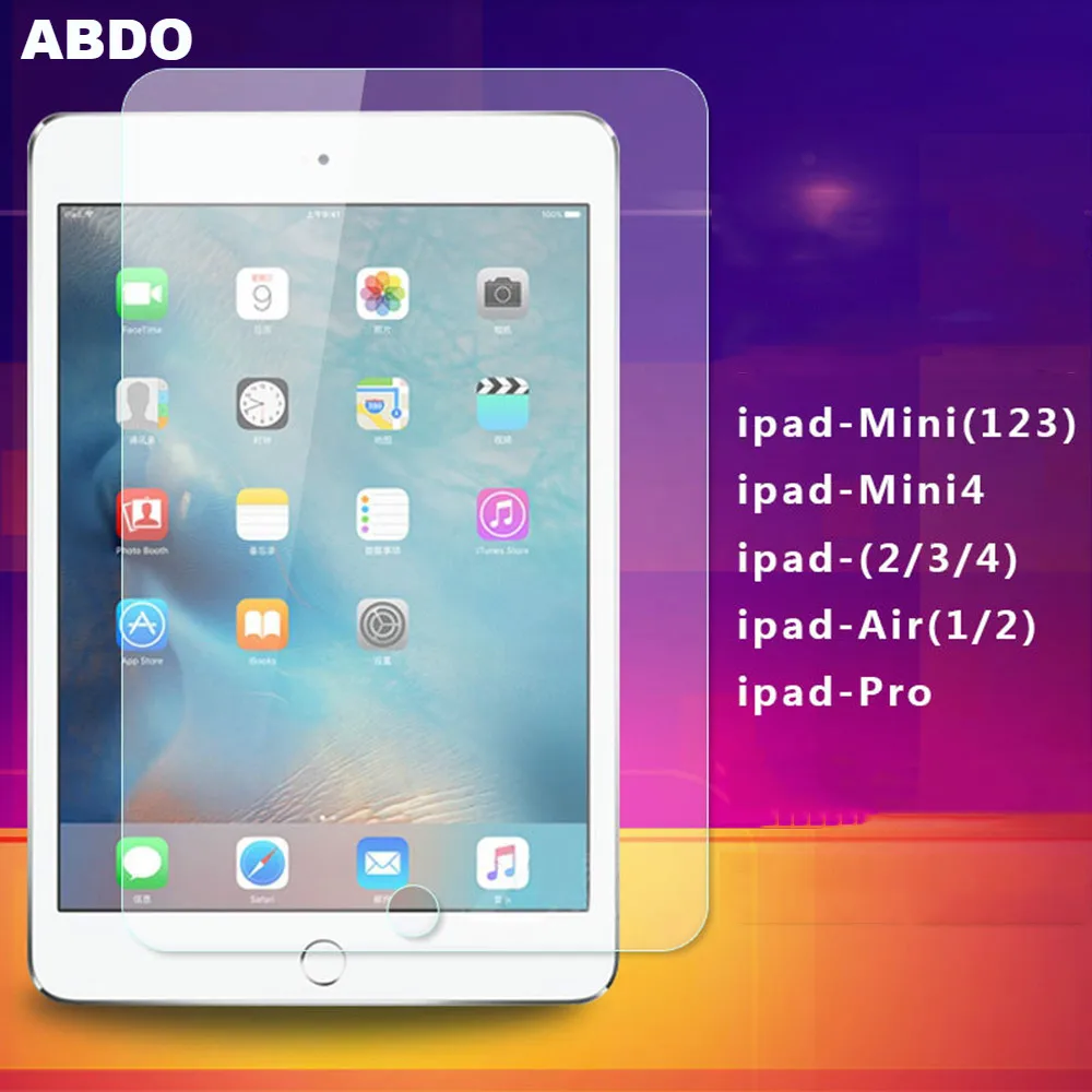 Премиум Экран протектор для iPad 2/3/4 5 6 воздуха 1 Air 2 закаленное Стекло Mini 3 4